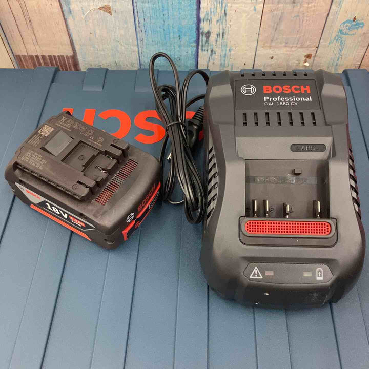 ◇ボッシュ(BOSCH) 18Vコードレスディスクグラインダー (5.0Ahバッテリー1個・充電器・キャリングケース付き) GWS18V-7【柏店】