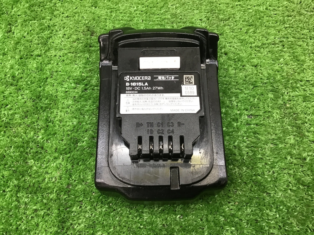 Kyocera京セラ　18vリチウムイオンバッテリー  B-1815LA【富山店】♪レ
