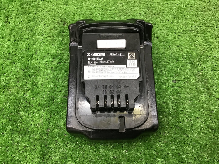 Kyocera京セラ　18vリチウムイオンバッテリー  B-1815LA【富山店】♪レ