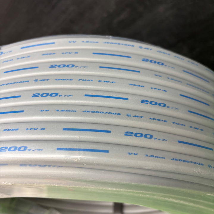 【未使用品】富士電線 200タイプVVFケーブル 1.6mm 3心 100m巻 黒赤緑【電材館越谷店】