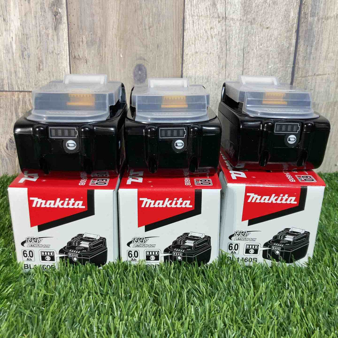 ▼マキタ(makita) リチウムイオンバッテリー 14.4V/6.0Ah BL1460B3個セット【戸田店】