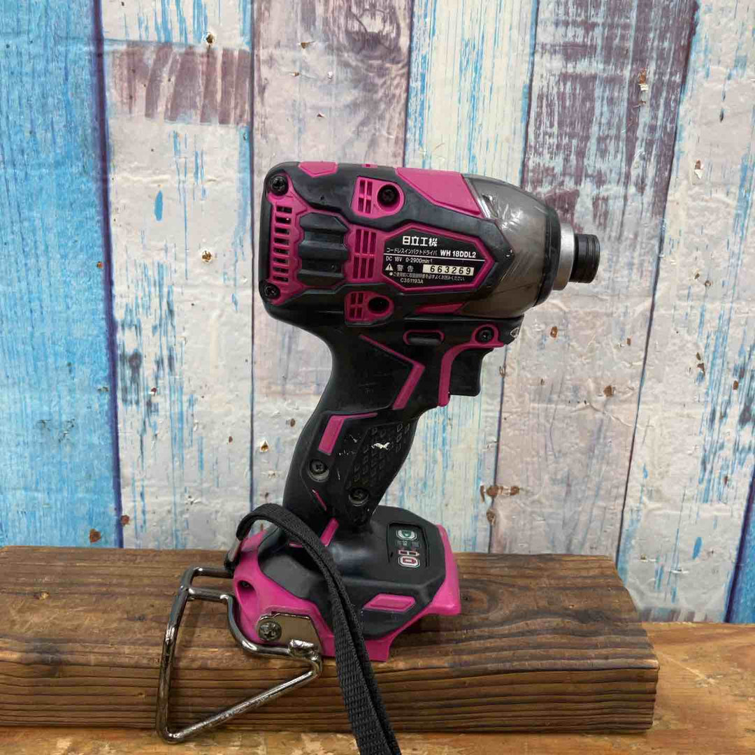 【中古品】★ハイコーキ HIKOKI 日立工機 コードレスインパクトドライバー WH18DDL2(2LYPK)(R) 18V フルセット【柏店】