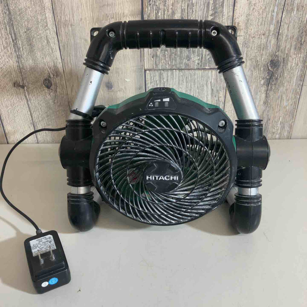 日立 HIKOKI コードレスファン UF 18DSAL(NN)中古品 HiKOKI 日立 14.4V / 18V コードレスファン UF18DSAL(NN) : e