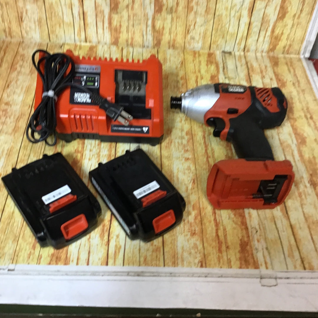 ブラック&デッカー 18Vインパクトドライバ SXI18L【川崎店】