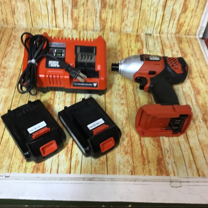 ブラック&デッカー 18Vインパクトドライバ SXI18L【川崎店】