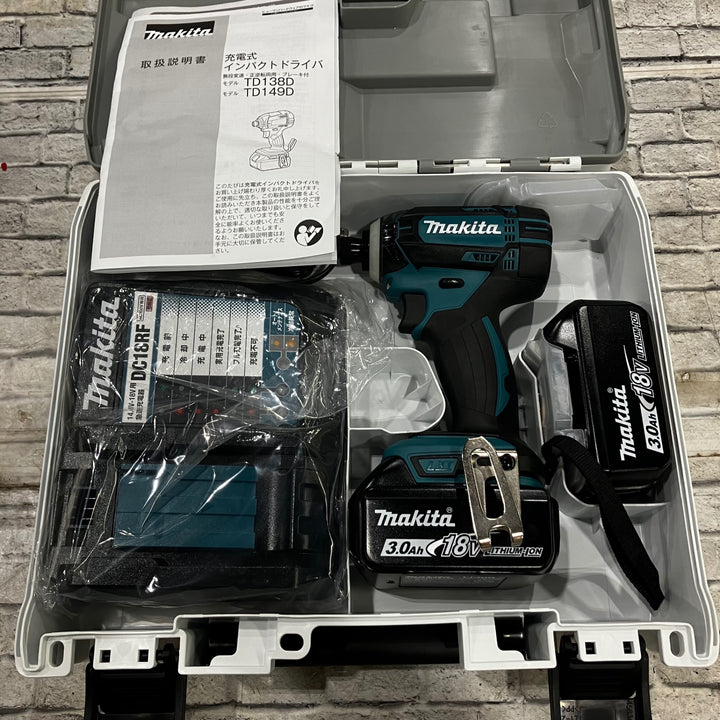 ★マキタ(makita) コードレスインパクトドライバー TD149DRFX １回使用の美品！【川口店】