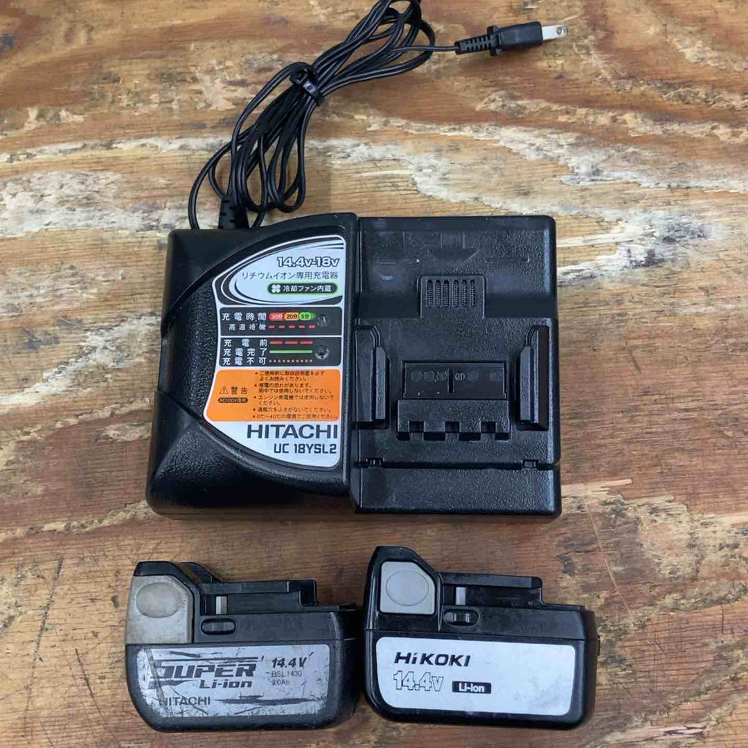 【中古品】ハイコーキ(HIKOKI ※旧:日立工機) コードレスインパクトドライバー WH14DDL(2LSCK)(L) 14.4V フルセット【柏店】