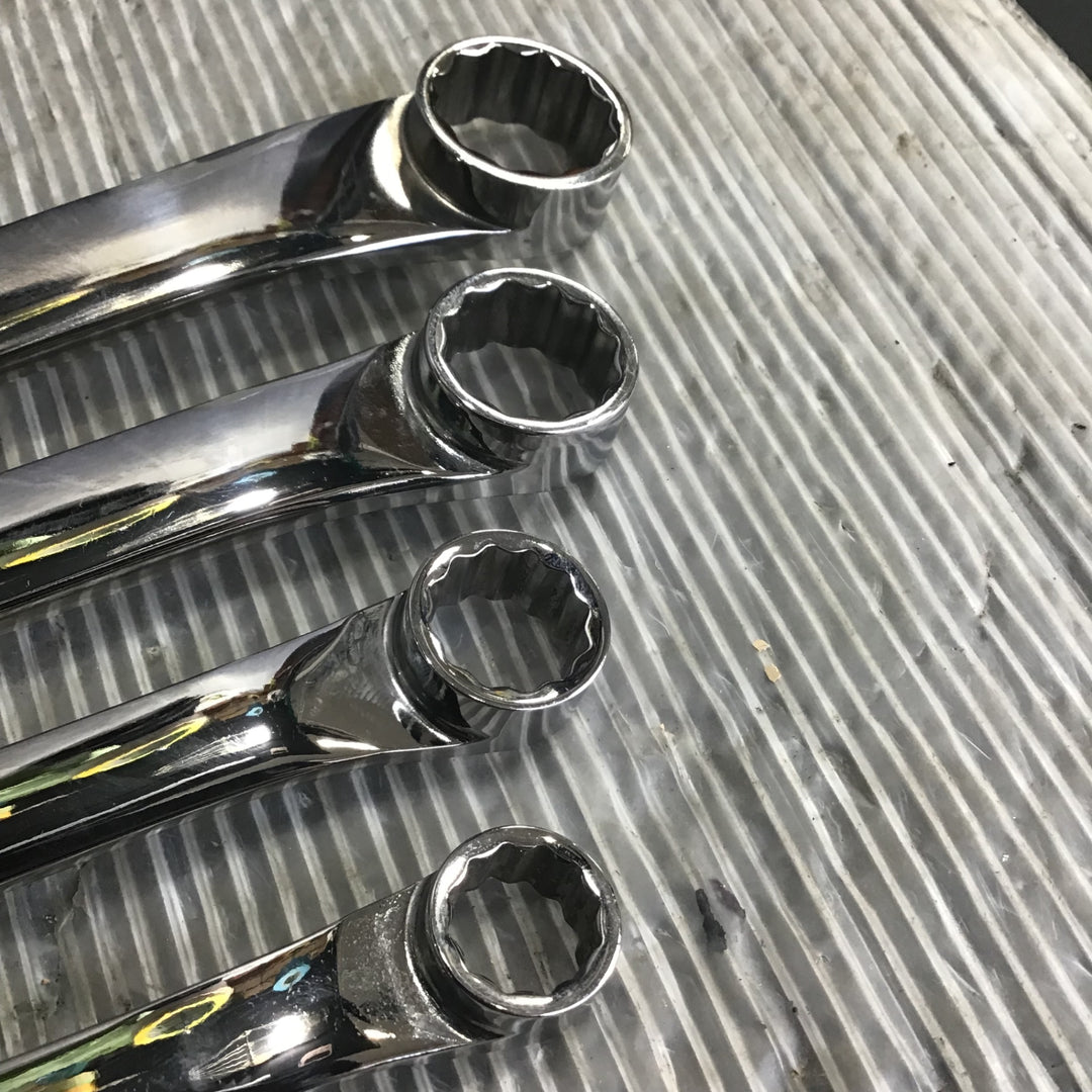 スナップオン(Snap-on) メガネレンチ 4本セット XDHM1012 XDHM1214 XDHM1417 XDHM1719【中古品】