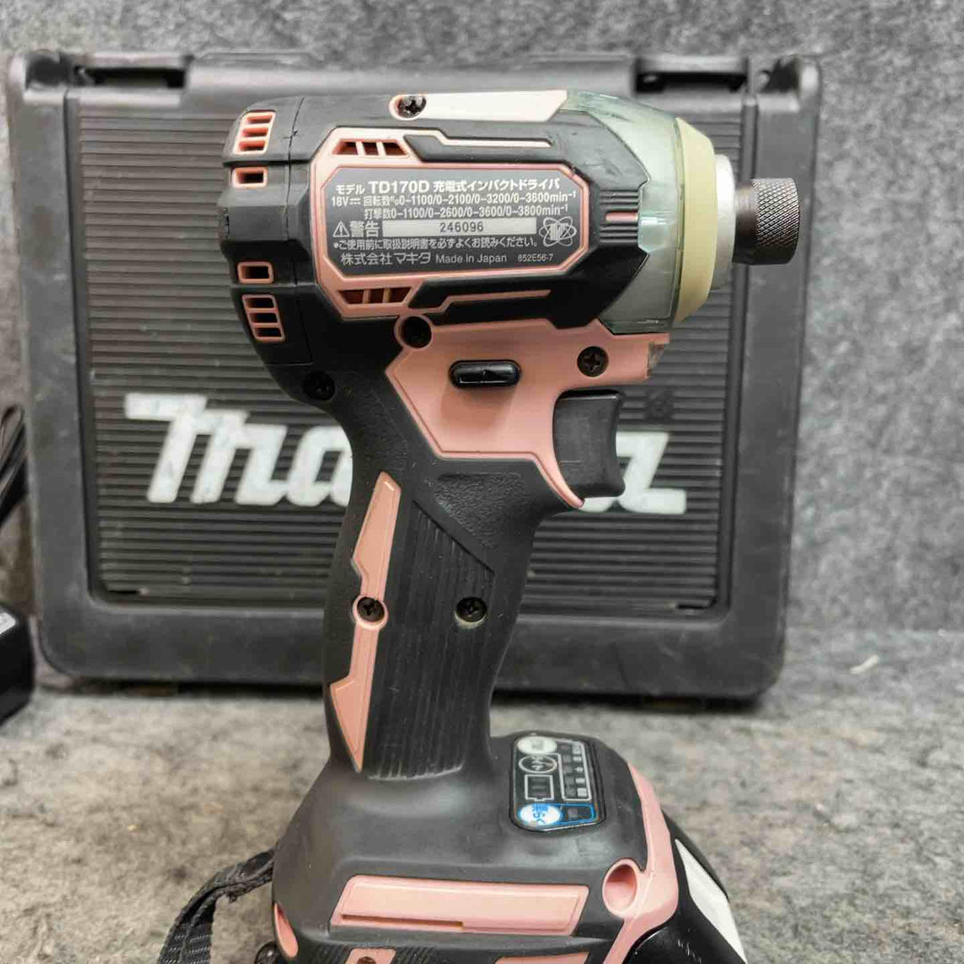 マキタ(makita) コードレスインパクトドライバー TD170DRGXP(※バッテリー1個) 【桶川店】