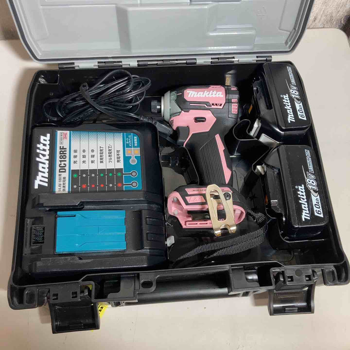 ★マキタ(makita) 18Vコードレスインパクトドライバー TD170DRGXPバッテリー2個セット 【戸田店】