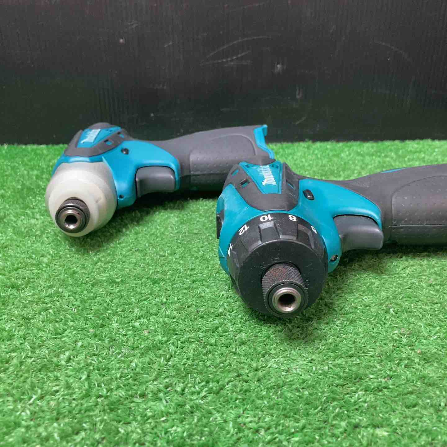 【中古品】◇充電式マルノコ＋インパクト＋ドライバードリル (10.8V1.3Ah×3、充電器付き) まとめ7点セット♪【岩槻店】 中古品】◇充電式マルノコ＋インパクト＋ドライバードリル (10.8V1.3Ah