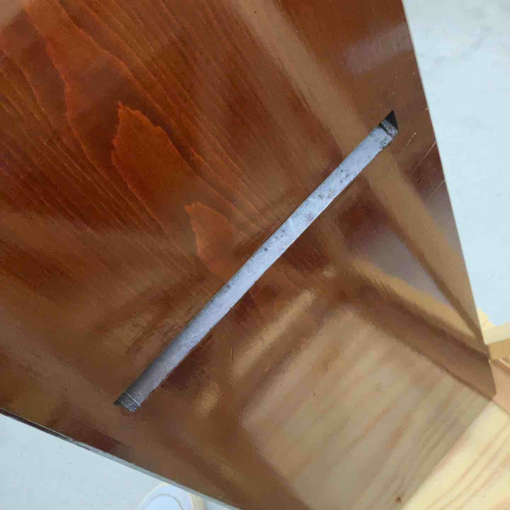 【店頭受取り限定】 刃幅：約240mm 鉋　削ろう会で展示、使用された　立てかけ台付き【戸田店】
