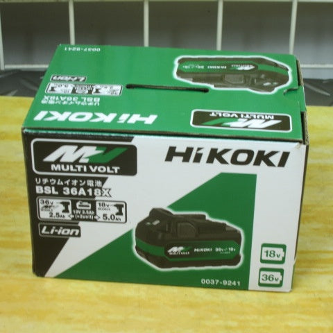 ★ハイコーキ(HIKOKI ※旧:日立工機) リチウムイオンバッテリー 36V/2.5Ah BSL36A18X【川崎店】