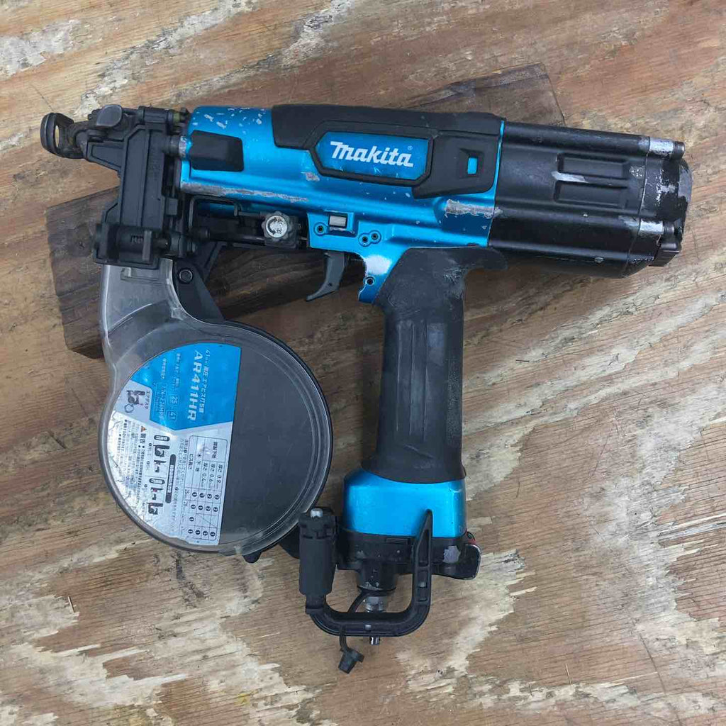 中古品】☆マキタ(makita) 高圧エアネジ打ち機 ビス打ち機 AR411HRM 