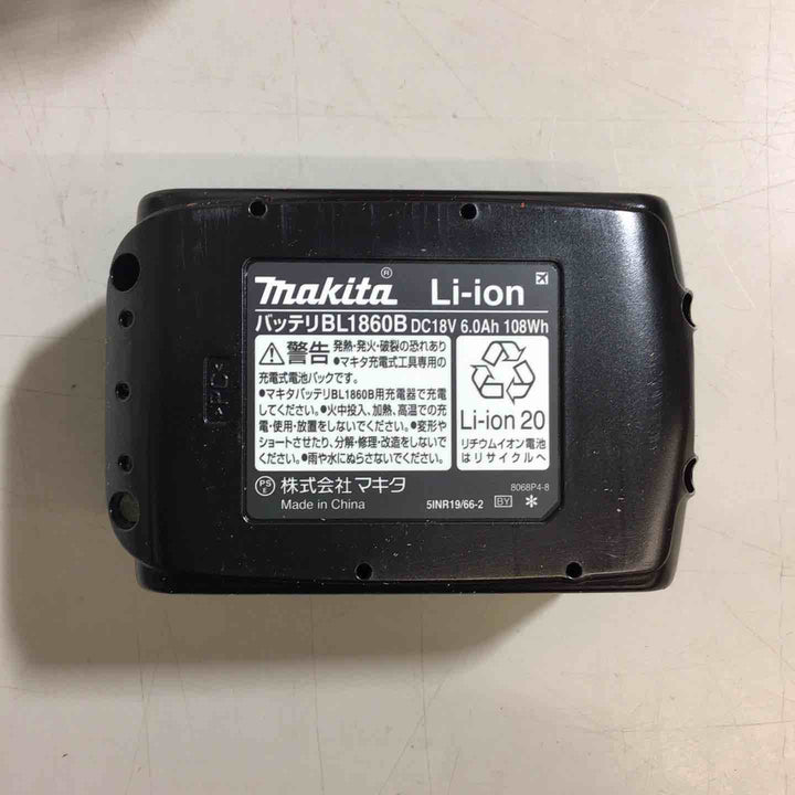 ★マキタ(makita) リチウムイオンバッテリー 18V/6.0Ah BL1860B【戸田店】