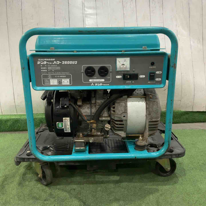 【店頭受取り限定】◇デンヨー(Denyo) ガソリン発電機 GA-2605U2 ニューパワー 2600U2 動作確認済【川口店】