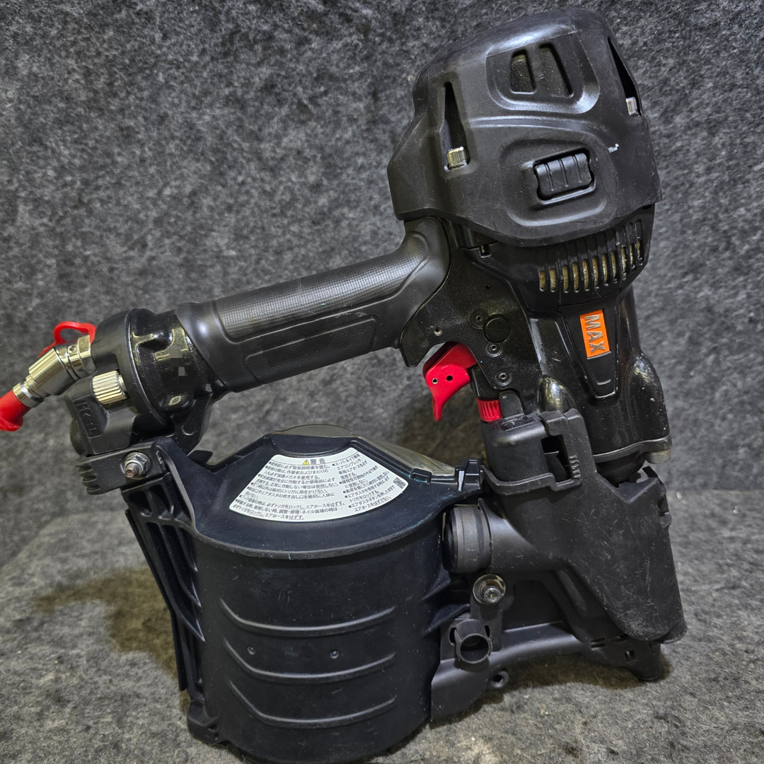 【中古品】マックス(MAX) 高圧エア釘打ち機 HN-90N4(D) 限定色 ブラック【桶川店】