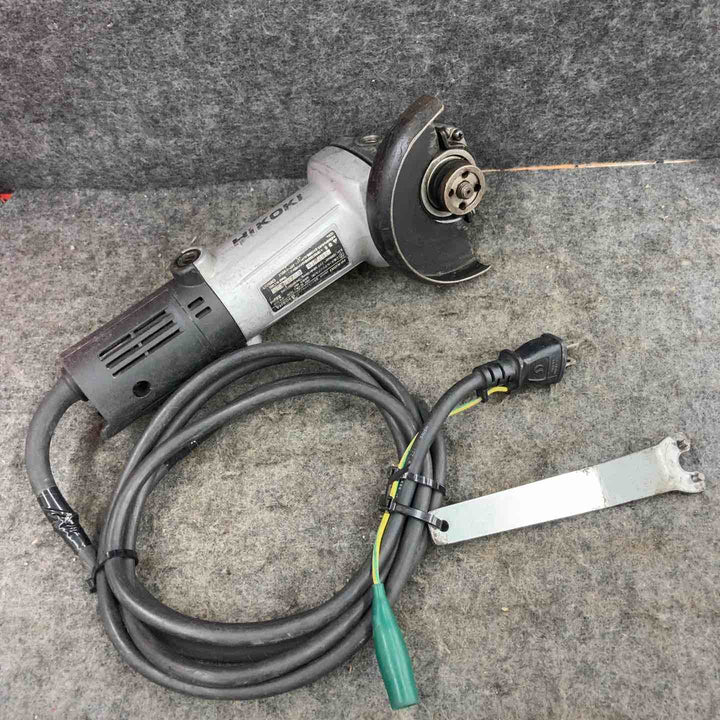 【現状品】◇ハイコーキ(HIKOKI ※旧:日立工機) 100mm ディスクグラインダー G10SHA アルミボディ コード削れあり【鴻巣店】