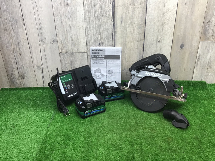 ★ハイコーキ(HIKOKI ※旧:日立工機) コードレスマルノコ C3606DB(2XPSBZ)【富山店】◇D