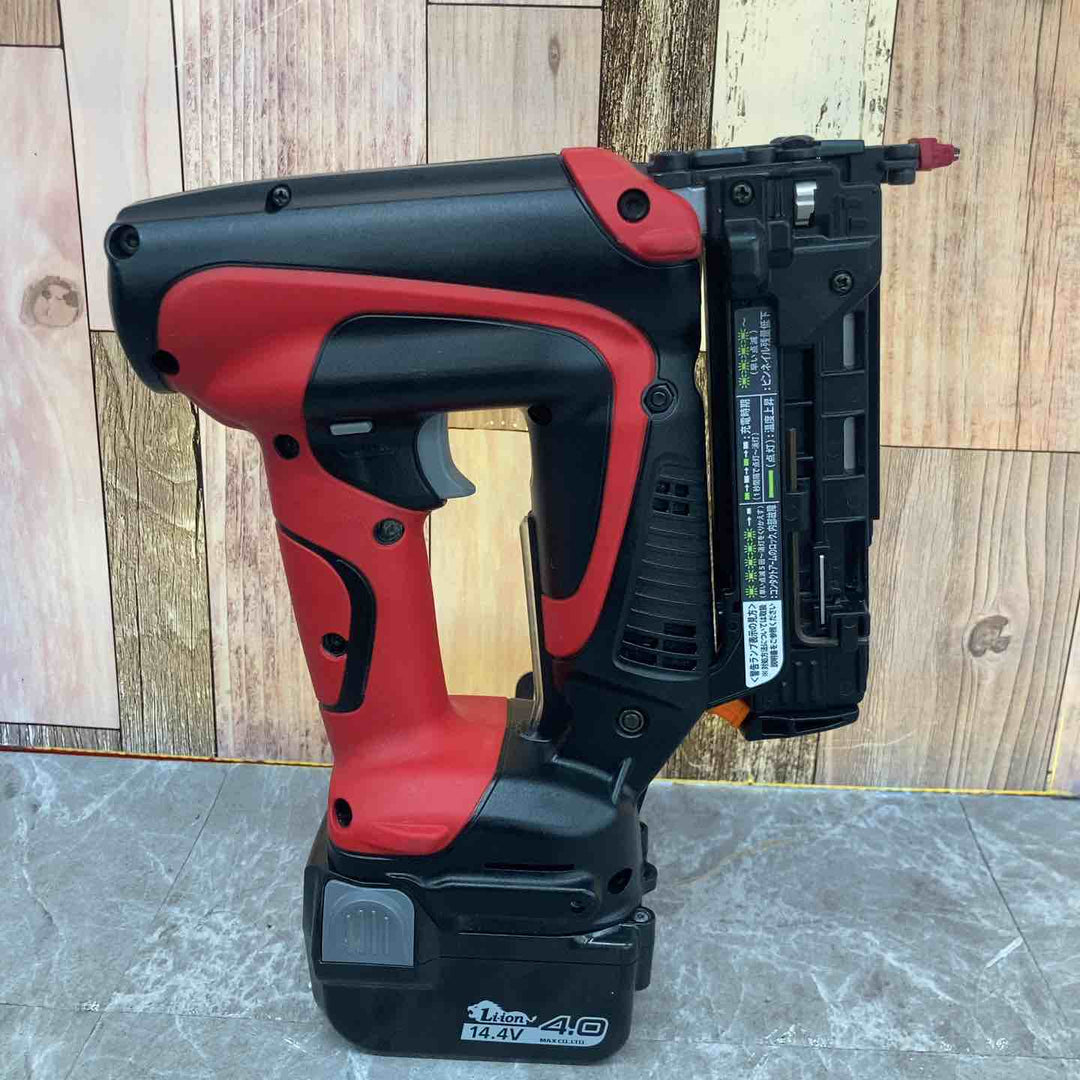 【中古品】◇マックス MAX コードレスピンネイラ TJ-35P4 本体とバッテリーとケース【八潮店】