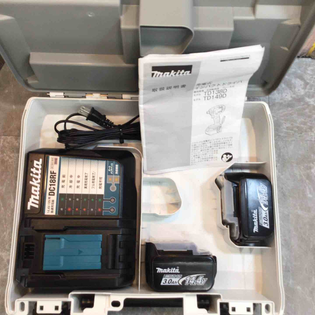 ★マキタ(makita) コードレスインパクトドライバー TD138DRFXL【八潮店】