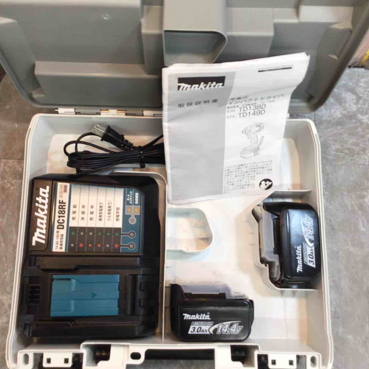 ★マキタ(makita) コードレスインパクトドライバー TD138DRFXL【八潮店】