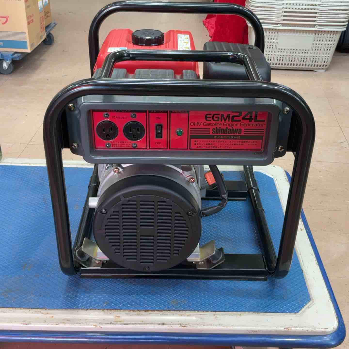 福岡県みやま市shindaiwa エンジン発電機EGM24L60Hz新ダイワ