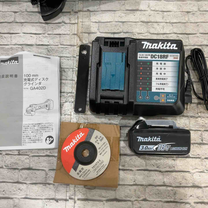 ◇マキタ(makita) コードレスディスクグラインダ GA402DRF【川口店】