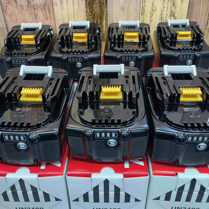 【未使用品】7個セット マキタ makita リチウムイオンバッテリー 18V 6.0Ah 商品詳細要確認【八潮店】