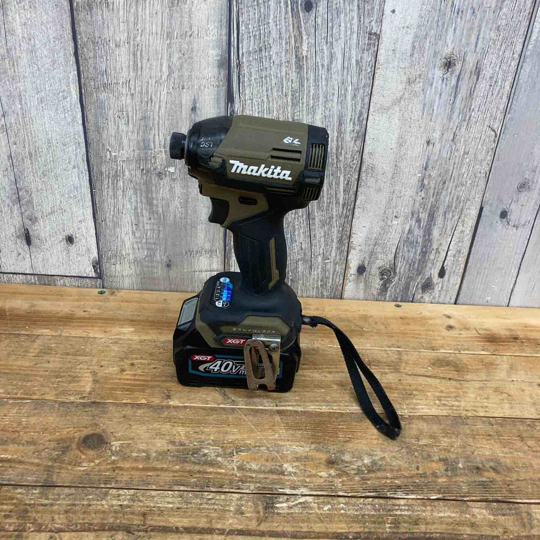 【タイムセール】 【中古品】 マキタ(makita) コードレスインパクトドライバー TD002GRDXO 40V ケース無しフルセット 【東大和店】