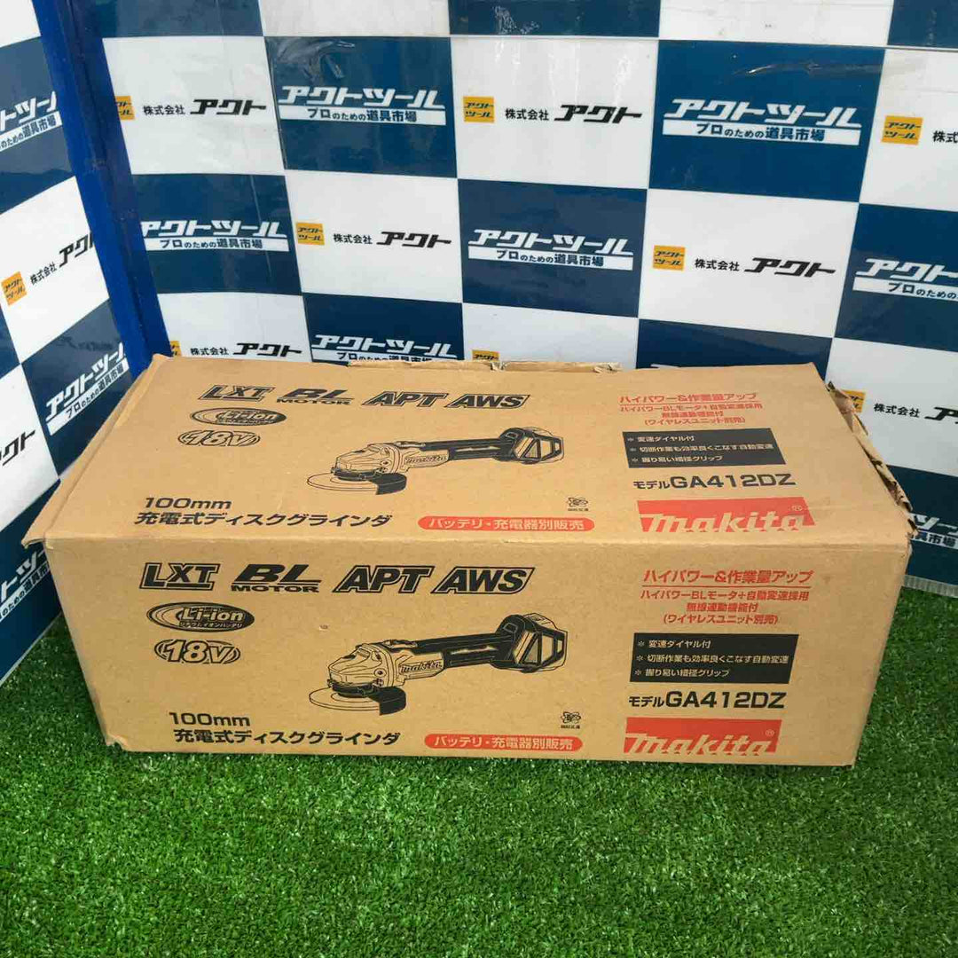 ★マキタ(makita) 100mmコードレスディスクグラインダ GA412DZ【草加店】