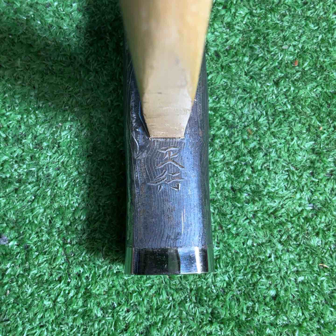 道心斎正行 玄翁  四角 鋼付 黒木目 150匁 グミ柄 中古品【藤沢店】