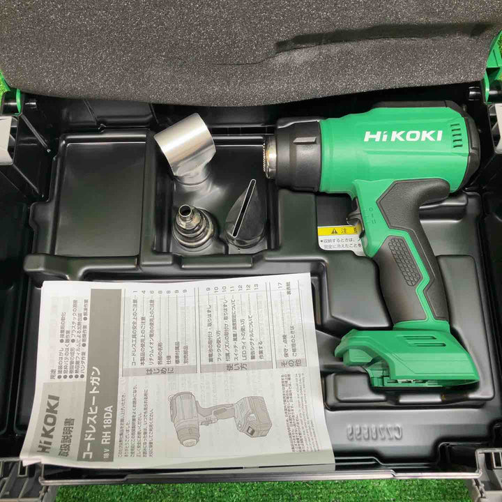 ★ハイコーキ(HIKOKI ※旧:日立工機) コードレスヒートガン RH18DA(NNP)【川越店】
