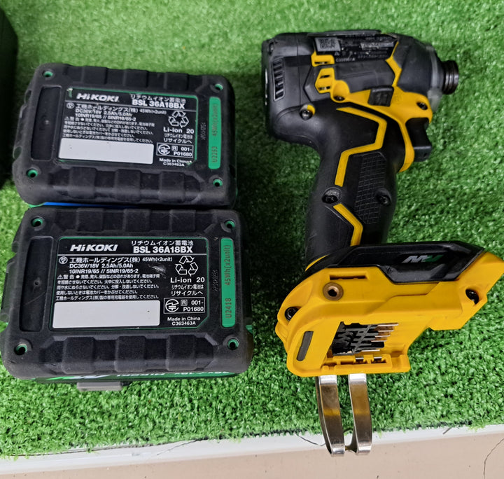 ハイコーキ(HIKOKI ※旧:日立工機) コードレスインパクトドライバー WH36DC(2XPSZ)(DY)【岩槻店】