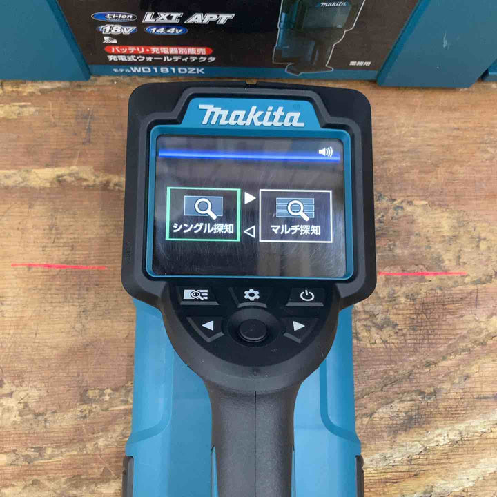 ★マキタ(makita) コードレスウォールディテクタ コンクリート探知機 WD180DZK【柏店】