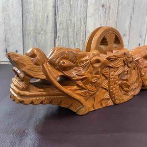 【超希少】 【中古美品】 龍亀鶴 木彫り 墨壺 すみつぼ 鉋 かんな カンナ 和工具 大工道具 鑿 のみ 鋸 のこ 【東大和店】