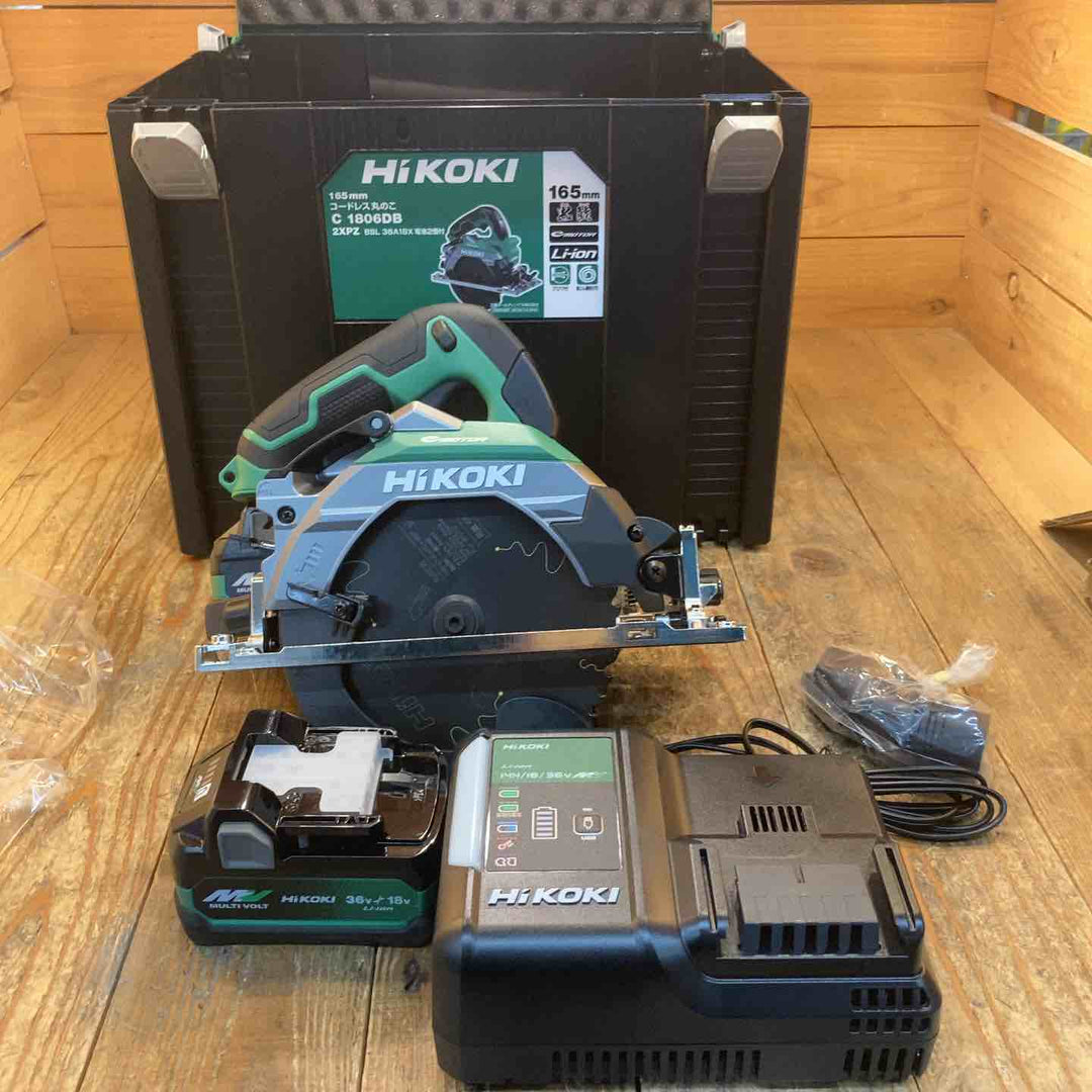 ★ハイコーキ(HIKOKI ※旧:日立工機) コードレスマルノコ C1806DB(2XPZ)【所沢店】