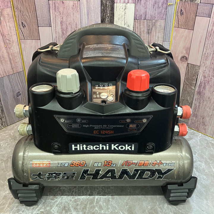 ★ハイコーキ(HIKOKI ※旧:日立工機) エアコンプレッサー EC1245H【八潮店】