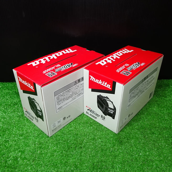 【未使用品】★純正2個セット★マキタ(makita) リチウムイオンバッテリー 40Vmax/8.0Ah BL4080F【岩槻店】