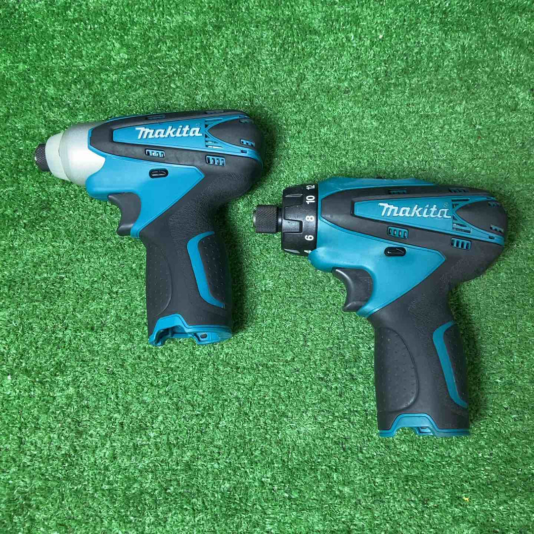 【中古品】◇充電式マルノコ＋インパクト＋ドライバードリル (10.8V1.3Ah×3、充電器付き) まとめ7点セット♪【岩槻店】