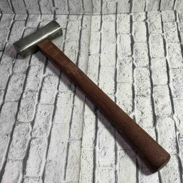道心斎正行作 四角玄能 100匁 ヤスリ仕上げ 鋼付き 赤樫柄 【川口店】