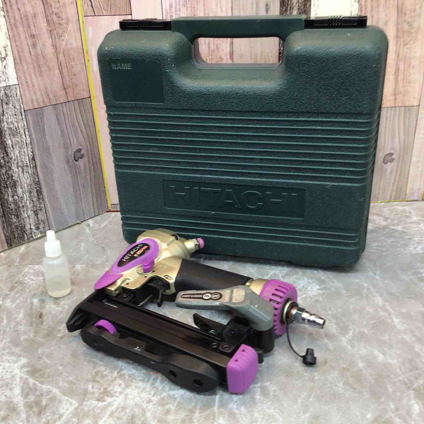 中古】ハイコーキ HiKOKI 日立工機 N2504M タッカ 常圧 4mm ケース付き