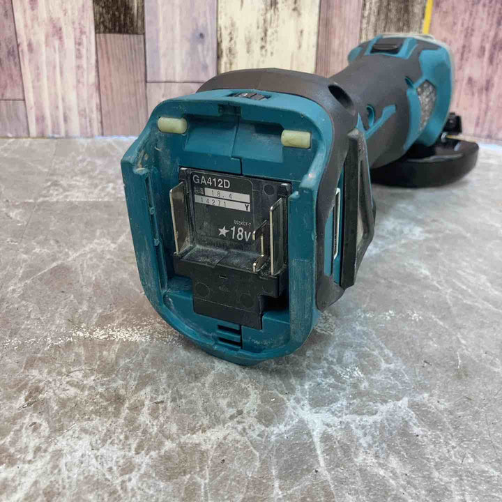 ★マキタ(makita) 100mmコードレスディスクグラインダ GA412DZ【八潮店】