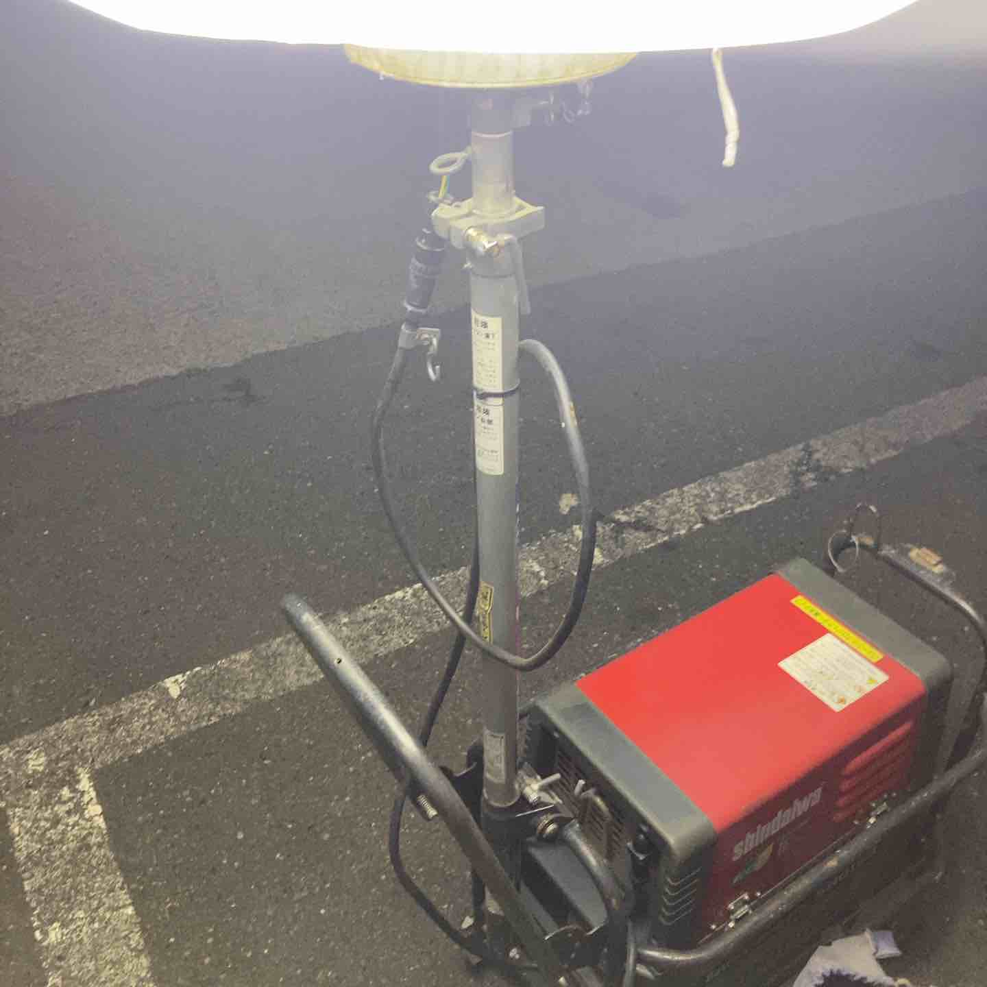 店頭受取り限定】新ダイワ/shindaiwa バルーン投光器 SBG-15B 現状品