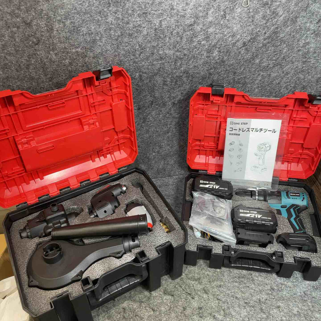 ONE STEP 電動工具 マルチツールセット 専用収納ボックス付き【桶川店