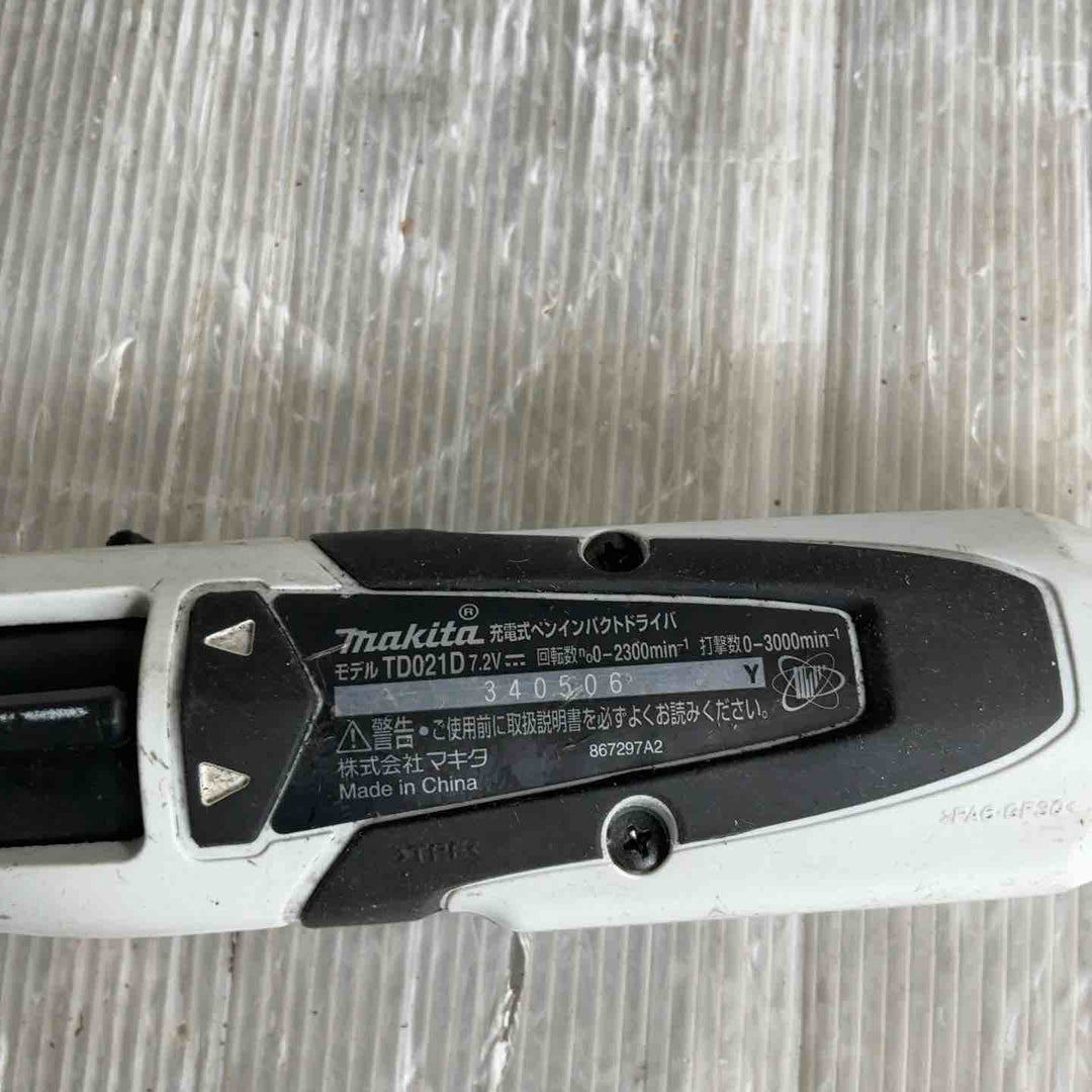 ☆マキタ(makita) コードレスペンインパクトドライバ TD021DSW【草加店】