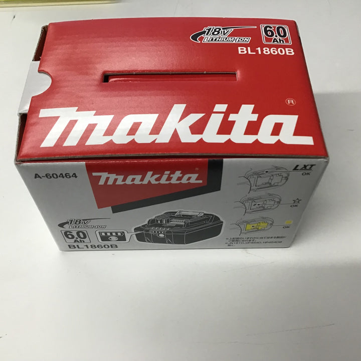 【未使用品】★マキタ makita リチウムイオンバッテリー 18V 6.0Ah BL1860B 【戸田店】