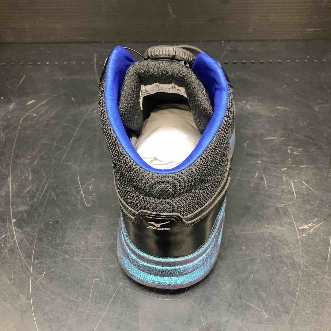 mizuno(ミズノ) ワークシューズ オールマイティLSⅡ 73M BOA F1GA2512 25.5 cm ホログラムブラック×シルバー×ブルー【川越店】