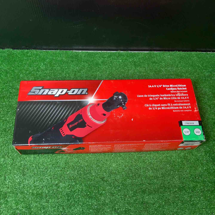 スナップオン/Snap-on 1/4 コードレスラチェットレンチ CTR825GDB グリーン 本体のみ【岩槻店】