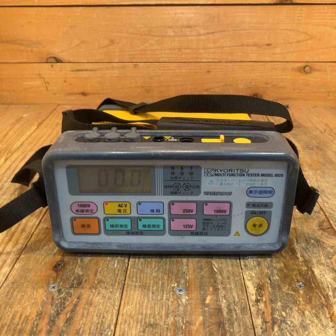 ◇共立電気計器 (KYORITSU) デジタル絶縁・接地抵抗計  MODEL 6020【所沢店】